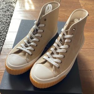 Jcrew High Top canvas sneakers